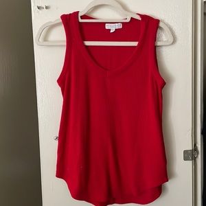 PJ Salvage red sleep tank size small